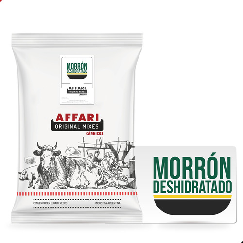 Morron Deshidratado En Escamas X 1kg Affari