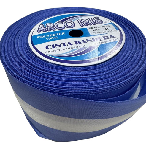 Cinta Argentina 7 Cm Ancho N*22 X 50 Mts Apta Para Sublimar Argentina