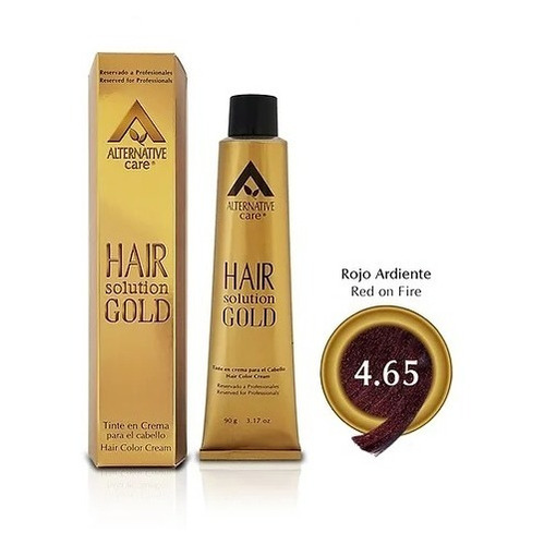 Tinte Hair Solution Gold 60ml Rojo Ardiente  4.65