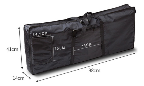 Accesorios De 61 Teclas Estuche De Transporte Para Viaje A