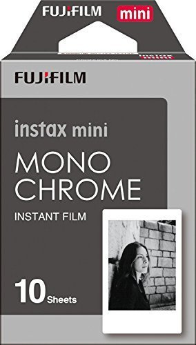 Película Fujifilm Instax Mini Monocromática De 40 Disparos,