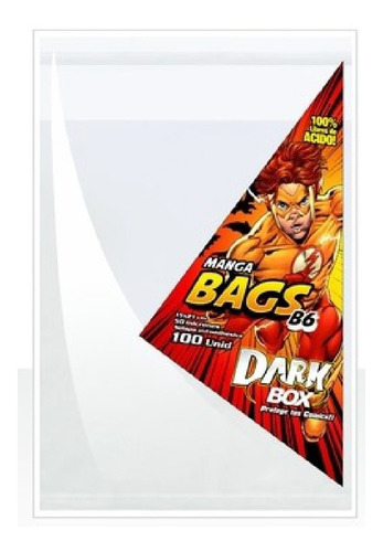 Dark Box - Bolsas Protectoras Mangas Anti Acido Tamaño B6