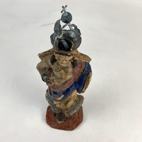 Imagem 4 de 9 de Antiga Santa Nossa Senhora Madeira Olho Vidro