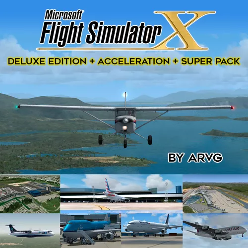 Microsoft Flight Simulator X Deluxe Edition Microsoft PC Físico