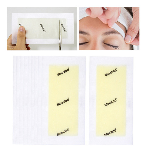 Tiras De Cera Para Cejas Faciales Tiras De Depilación Miel