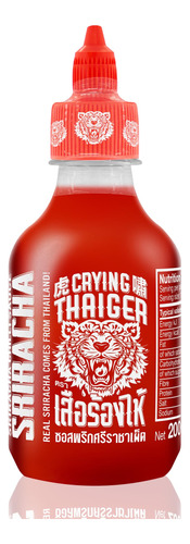 Crying Thaiger Salsa De Chile Picante Sriracha 6.8 Fl Oz