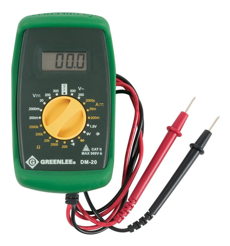 Multimetro Tester Digital Greenlee 300v 