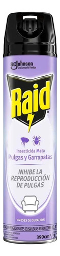 Raid Mata Pulgas Y Garrapatas X 390 Cm3 X 6 Unidades 