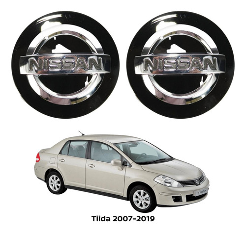 Tapón Rines De Lujo 2pz Tiida 2007-2019 Original