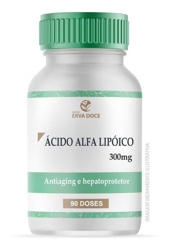 Acido Alfa Lipoico 300mg 90 Cápsulas