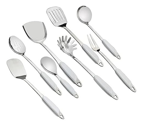 Utensilios De Cocina De Acero Inoxidable De 8 Piezas