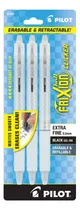 Comprar Bolígrafos De Gel Borrables Retráctiles Paquete De 3 Negra