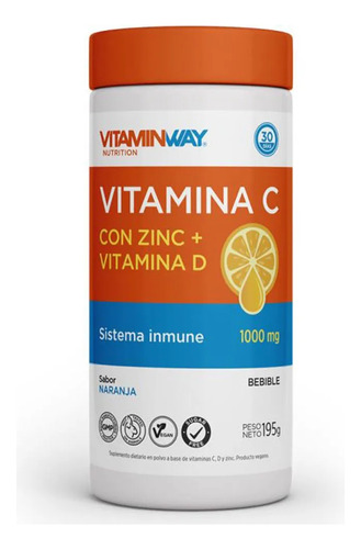 Vitamin Way Vitamina C En Polvo Fortalece El Sistema Inmune