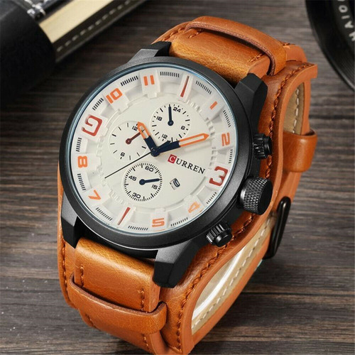 Relojes De Agujas Caballero Hombre Deportivo Reloj Elegante