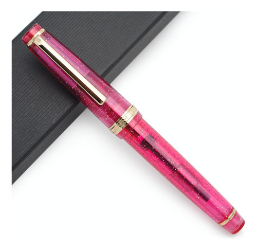 Pluma Fuente Jinhao 82 (rojo Transparente Fluorescente,...