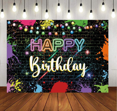 Telón De Fondo Para Fiesta De Cumpleaños 7x5 Pies Hip Hop Gr