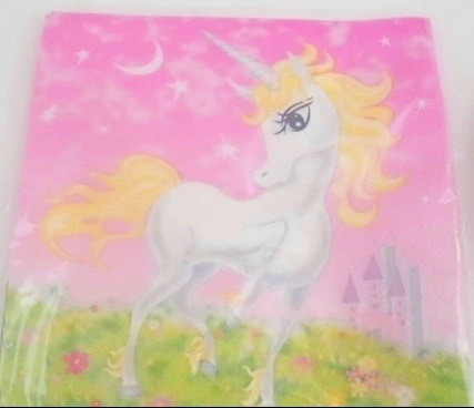 Mantel De Plastico Fiestas Infantiles, Unicornio 6 Personas