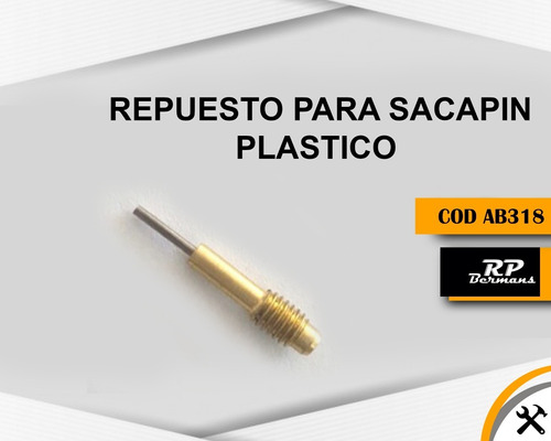 Repuesto Para Sacapin Metalico Liso De Relojeria X6