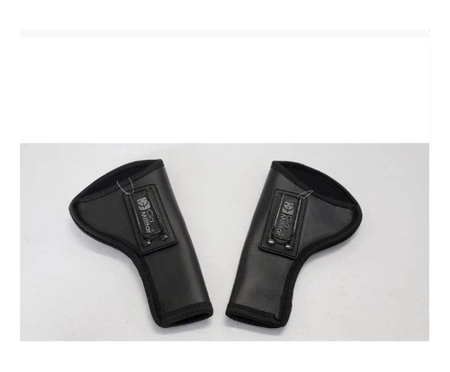 Coldre Velado Revólver 38-4 Pol Couro E Neoprene Destro