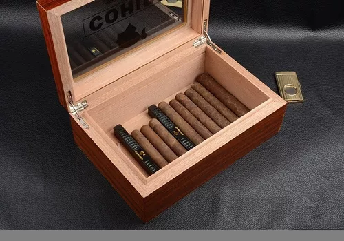 Humidificador Con Funda Para Puros Y Cigarros Cohiba