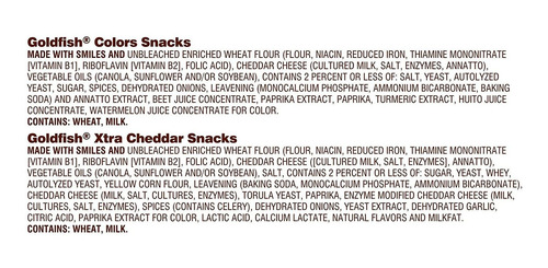 Pepperidge Farm Goldfish Colores Cheddar Y El Sabor Blasted