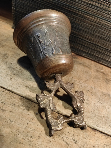 Imagen 4 de 10 de Antigua Campana De Bronce De Dragones