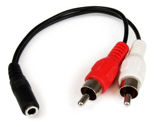 Cable Adaptador 15cm De Audio Jack 3,5mm Hembra A Rca Macho