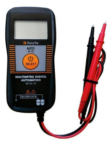 Multimetro Digital Automatico Premium 50150.135 Suryha