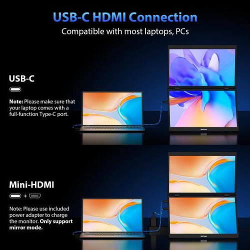 Hotyeah Extensor De Pantalla Triple Para Computadora Portáti