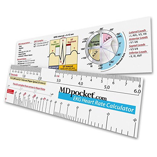 Regla De Cálculo De Ritmo Cardíaco De Electrocardiogr...