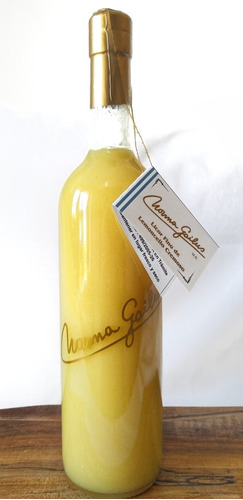 Imagen 2 de 3 de Lemoncello Cremoso Artesanal Norma Gailus Por 750 Cc