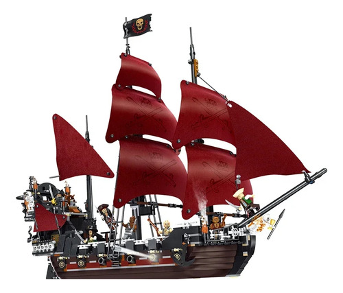 Navio Piratas Do Caribe Queen Anne's Revenge Com 1097 Peças