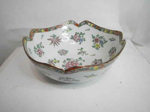 Bowl Antiguo Porcelana China Japonesa 4 Caracteres Buen Esta