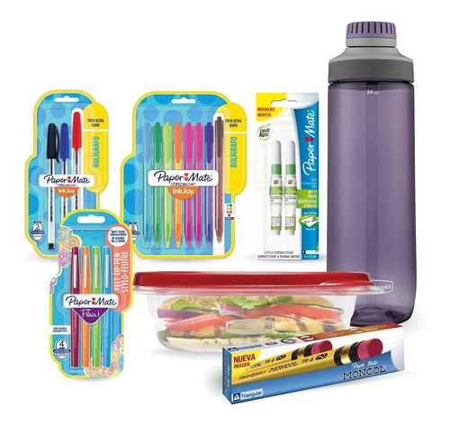 Pack Back To School Con Paper Mate X28 Piezas