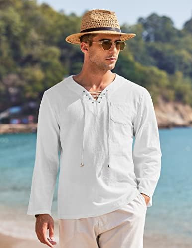 Coofandy Playera De Moda Para Hombre Playera De Algodón Ca