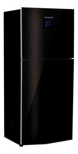 Refrigerador no frost Challenger Glass CR 570 negro con freezer 415L 115V