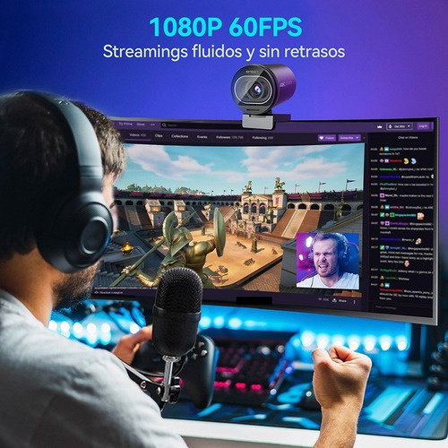 Cámara Web Emeet 4k Con Enfoque Automático Y Micrófonos Y
