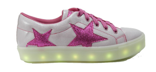 Zapatillas Plumita's C/glitter Luz Cargador Usb 2019