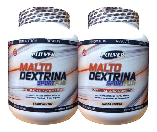 2 Maltodextrina Pulver 2k Recuperacion Aumento Energia Promo