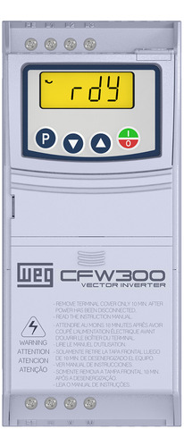 Inversor De Frequência Weg Cfw300 220v Trifásico 6a