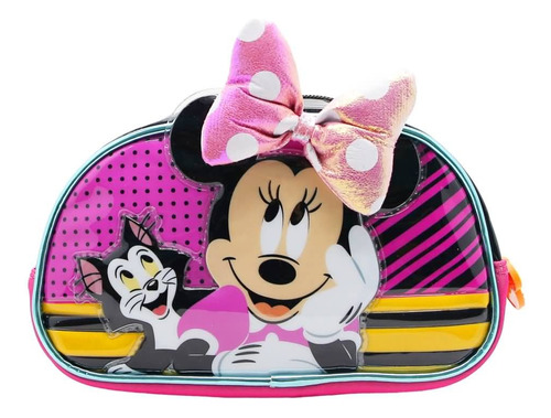 Cartuchera Escolar Minnie Mouse Smile Color Rosa Liso