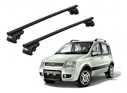 Barras Thule Fiat Panda 4x4 04-11 Re / Squarebar Evo