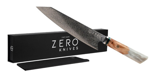 Cuchillo Kiritsuke 8,2''  - Zero Knives - Epoxy Damascus