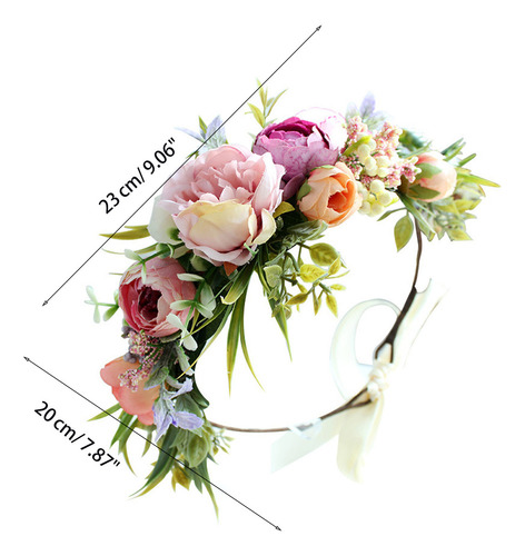 Coroas De Decoração De Flores De Casamento, Argolas De Cabel