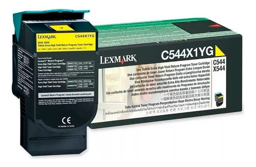 Toner Lexmark Original C544x Negro Color C544 X544
