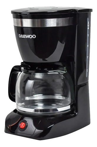 Cafetera Negra Daewoo Dcm-1859 1.25l 12 Tazas