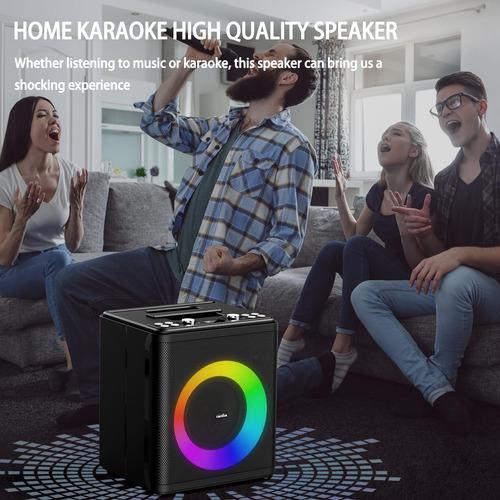 Comiso Altavoz Bluetooth Portátil, Altavoz De Fiesta De 60 W