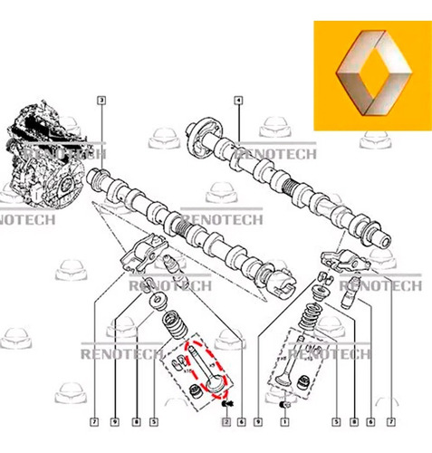Valvula De Escape Master 2.3 16v M9t 2013 Acima 7701476595