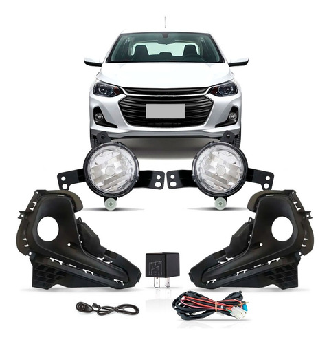 Kit Farol Milha Auxiliar Onix Plus Lt 2020 2021
