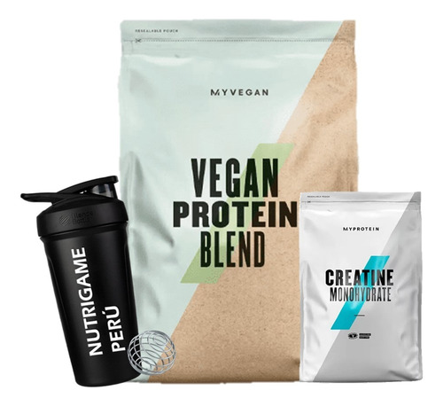 Pack Vegan Blend Protein 2.5kg + Creatina Myprotein 250gr